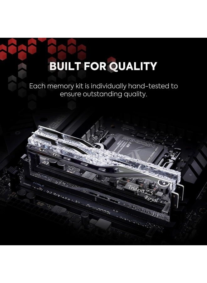 Trident Z5 Royal - 32GB 6400MT/s U-DIMM DDR5