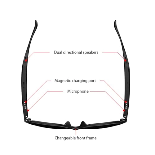 Smart Glasses - Bluetooth Speakers Polarized