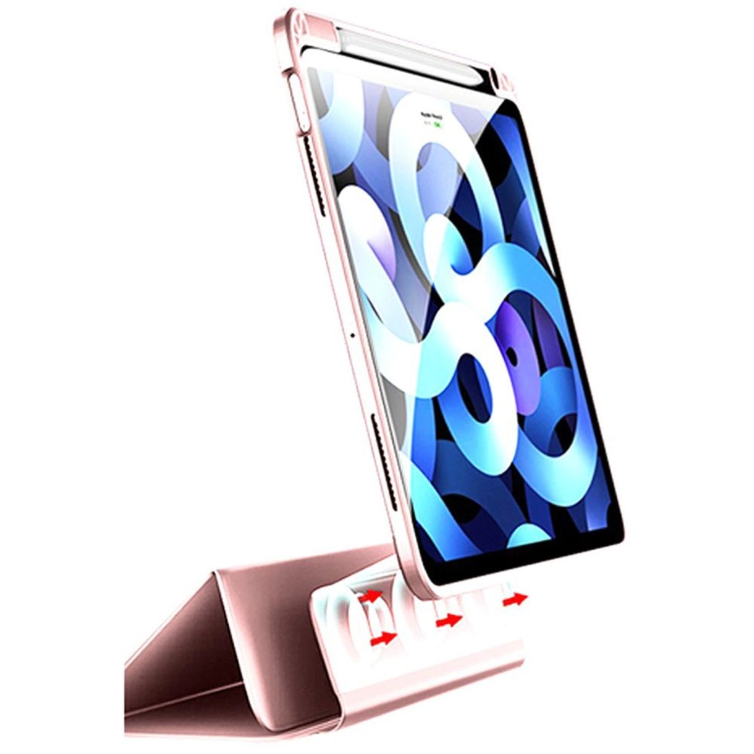 Tri-fold Folio Case with Pencil Holder for iPad Pro 12.9-inch