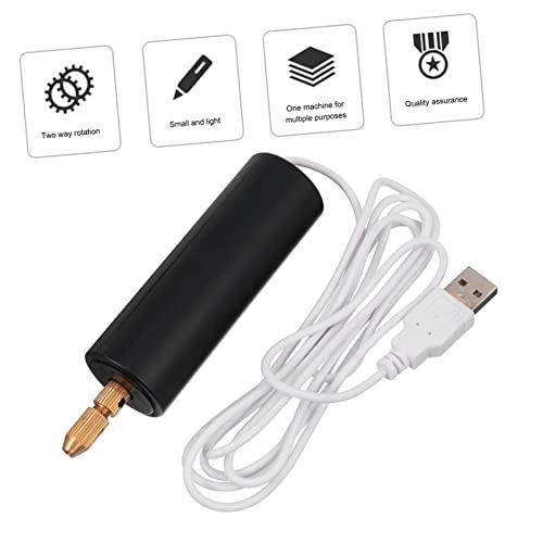 Usb Electric Drill - Handheld Portable Black