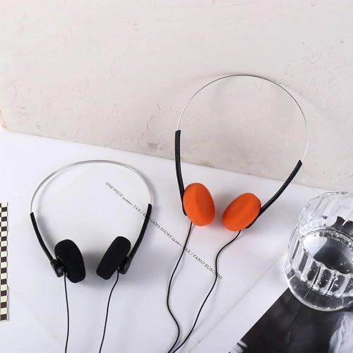 Retro Over-Ear Wired Headphone