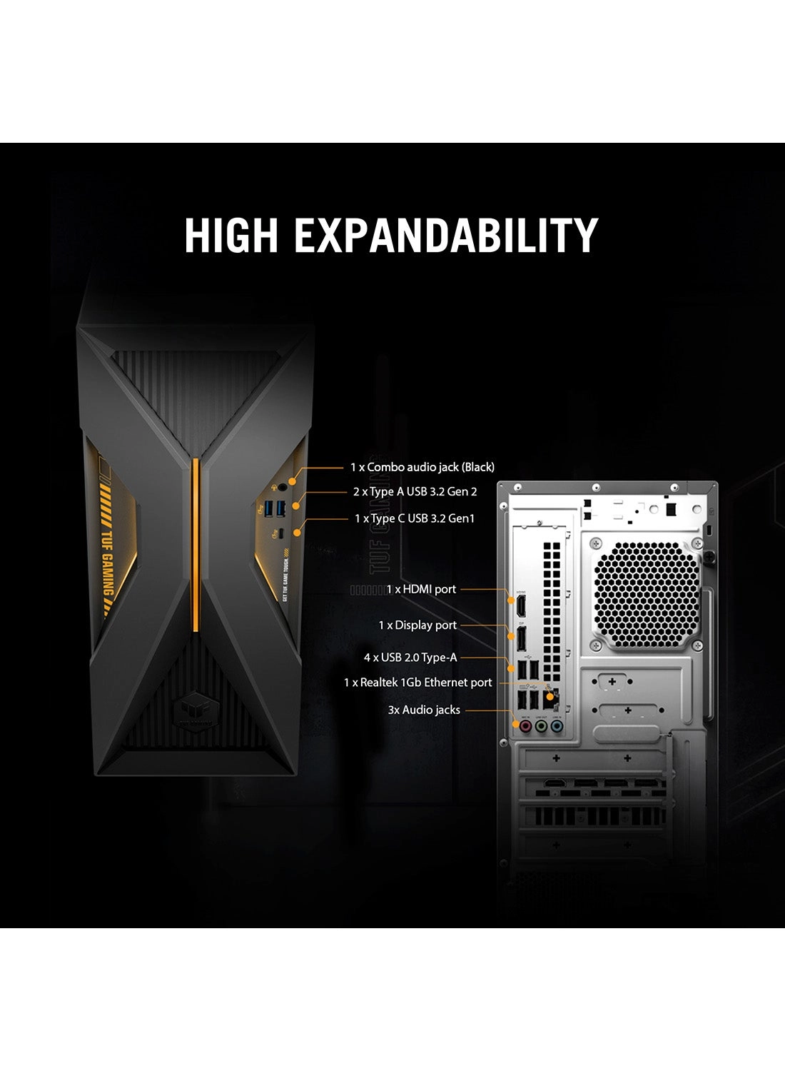 Gaming Mini Tower (2025) T500MV-13420H421W Intel Core i5-13420H 16GB NVIDIA GeForce RTX 3050 512GB