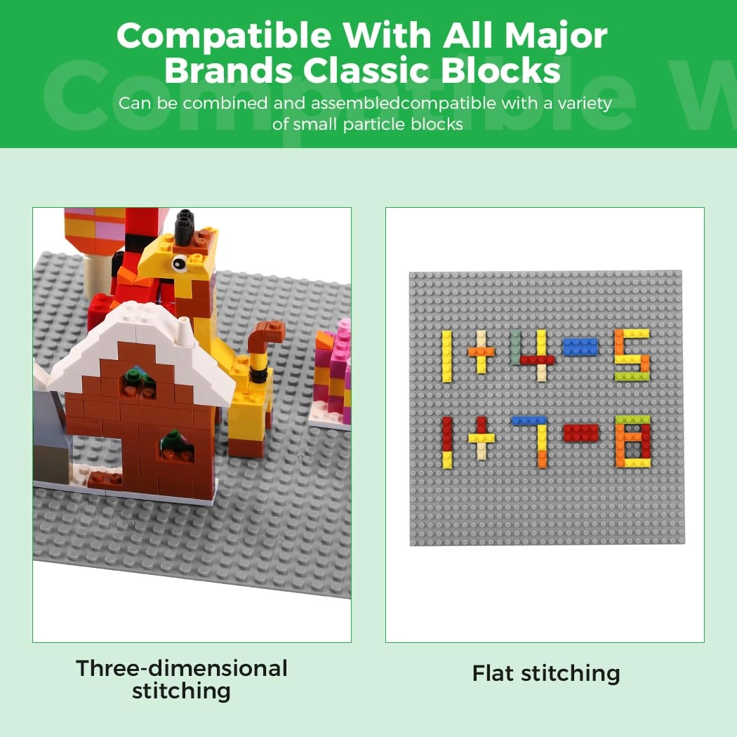 Classic Building Baseplate - 8 pcs