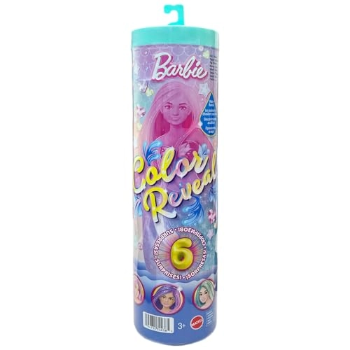 Barbie Colour Reveal Mermaid - 3 Surprise Bags 4 Accessories Ages 3+