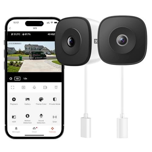 HOMIQ LIFE Window Security Camera 2K