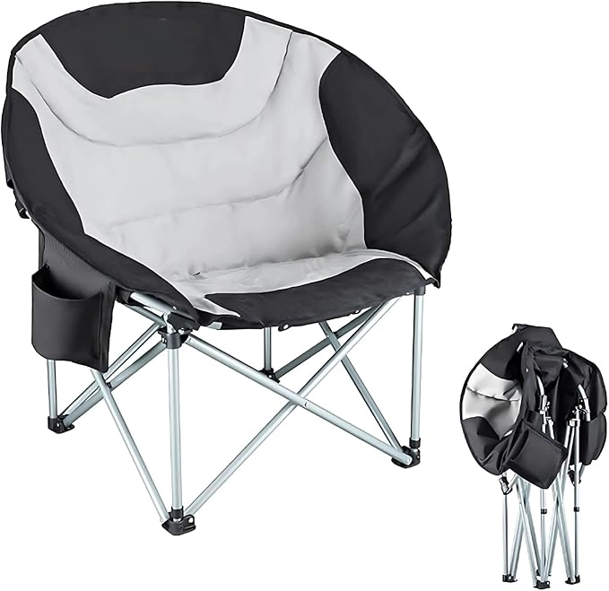 auto family Foldable Moon Camping Chair