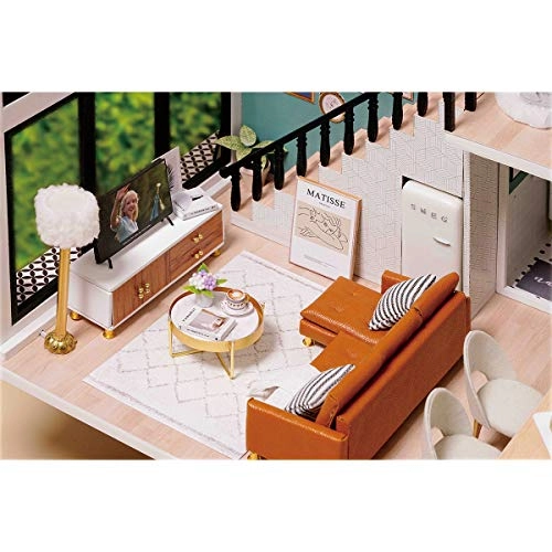DIY Miniature Dollhouse Kit - Tiny House 1:24