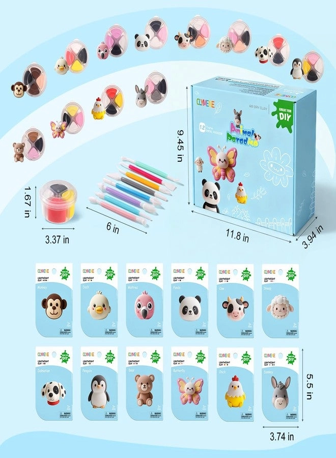 Air Dry Clay Kit - 12pcs.