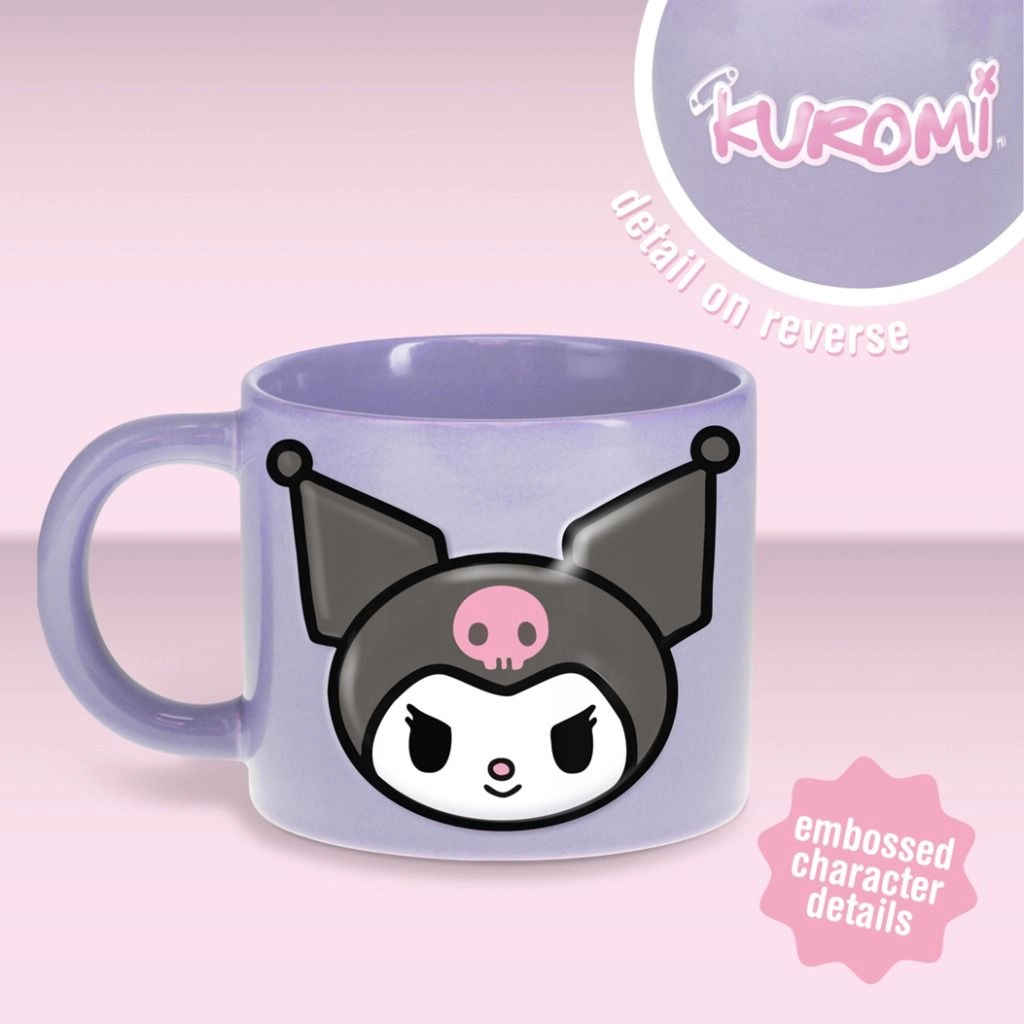 Kuromi Embossed Mug