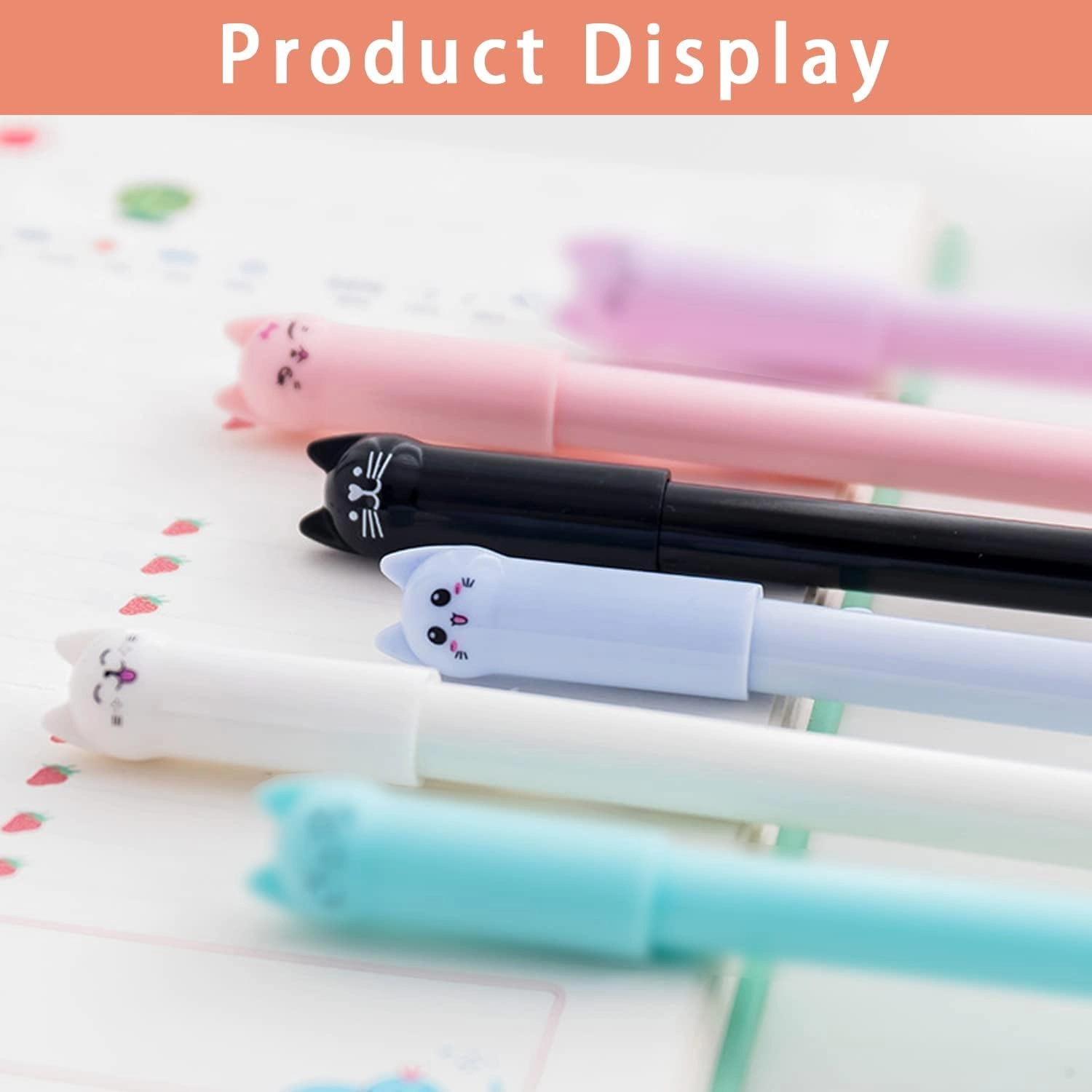 Cat Pens - 12pcs 0.5mm