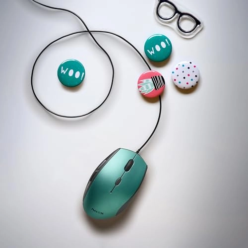 Moth Gray Optical Mouse - USB