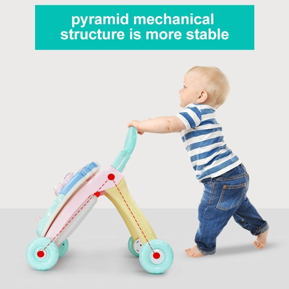 Baby Musical Activity Walker - 2-in-1 Music Lights