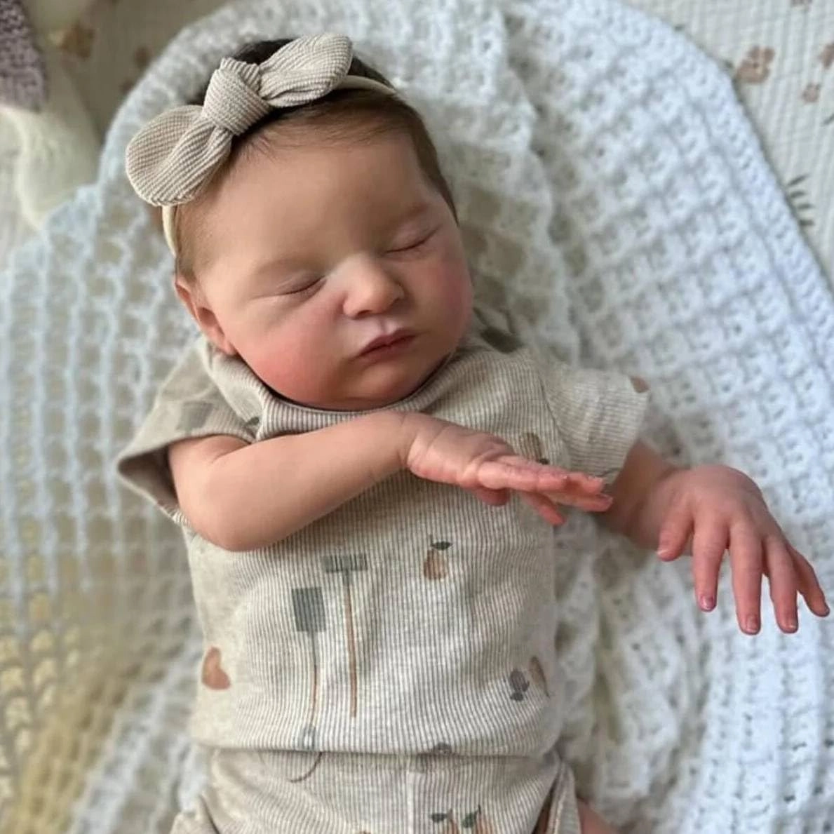 Laura Reborn Baby Doll - 20 inch Vinyl Dark Brown Ages 3+