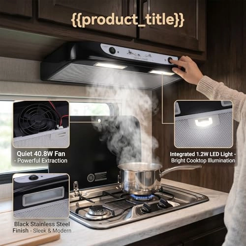 RV Range Hood - 20.47 Inch