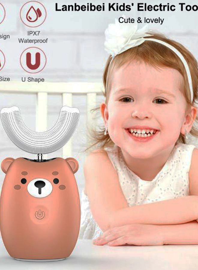 U-type toothbrush - 360-degree cleaning Rechargeable Ages 2-6