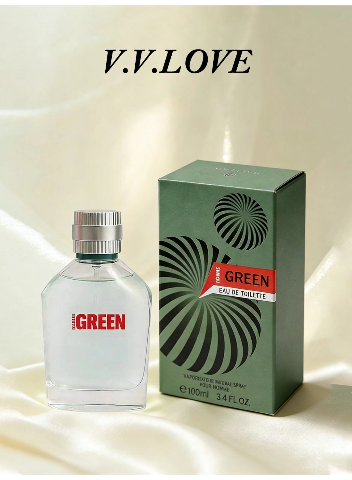 Spicy aromatic men's perfume Eau de Parfum 100ml