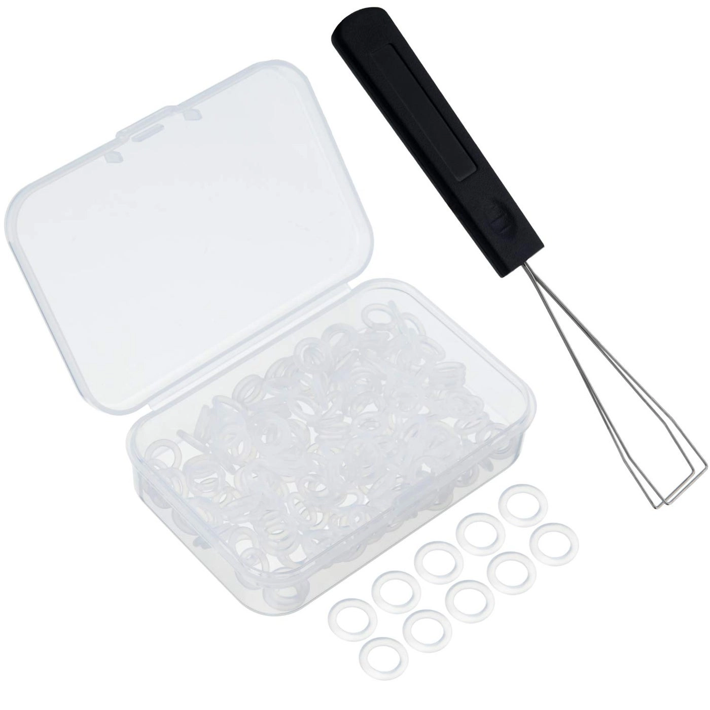 Fiada Keycap Puller + Rubber O-Ring Dampeners - 200 Pcs