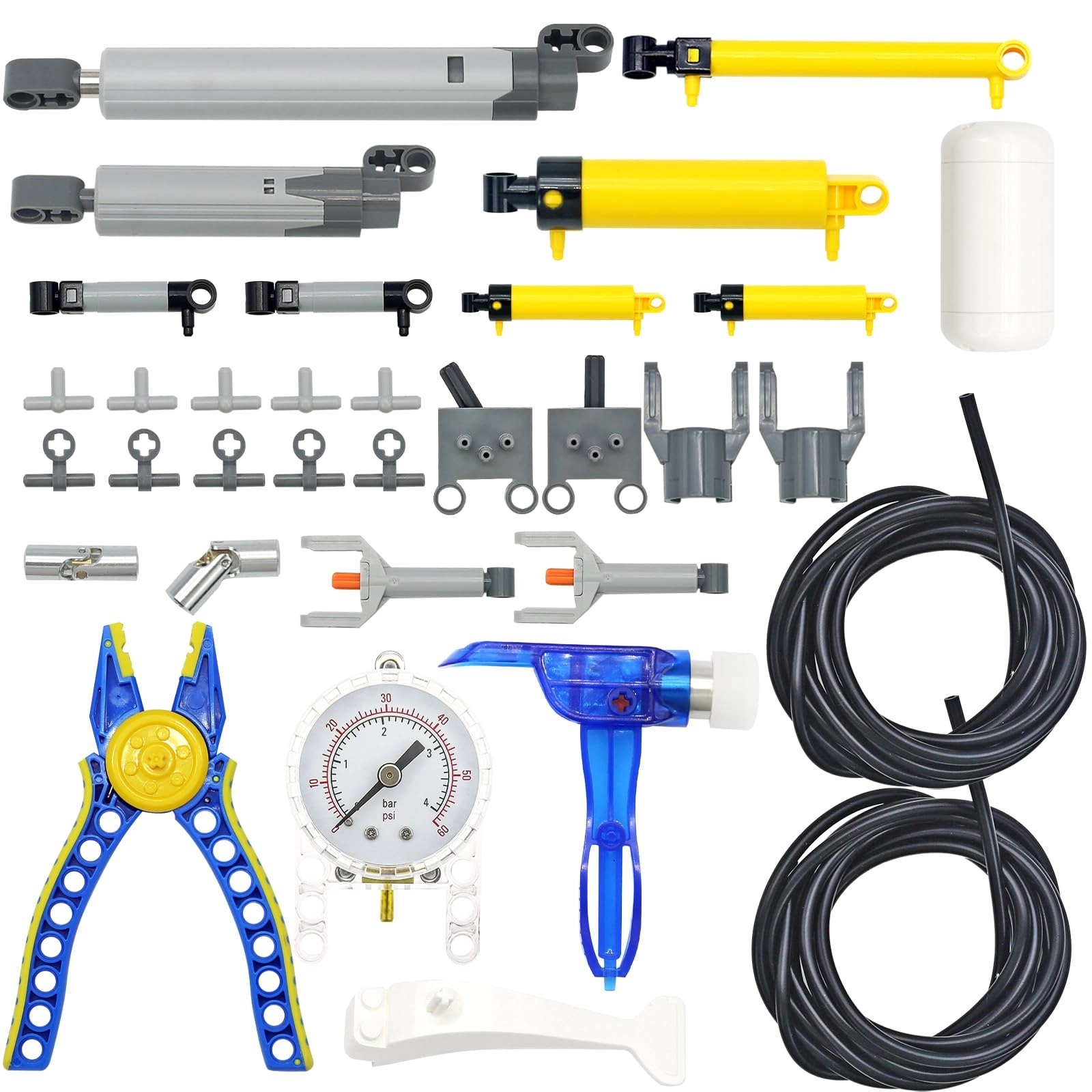 Chenghai District, Shantou City,Ningcheng Toy Trading Co., Ltd. Technic Pumps - Abs Plastic Electronic Components LEGO Pneumatic Pumps, Remote Control Vehicles, Technic 33 pieces