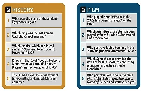 Royal Oak Pub Quiz - 400 Questions