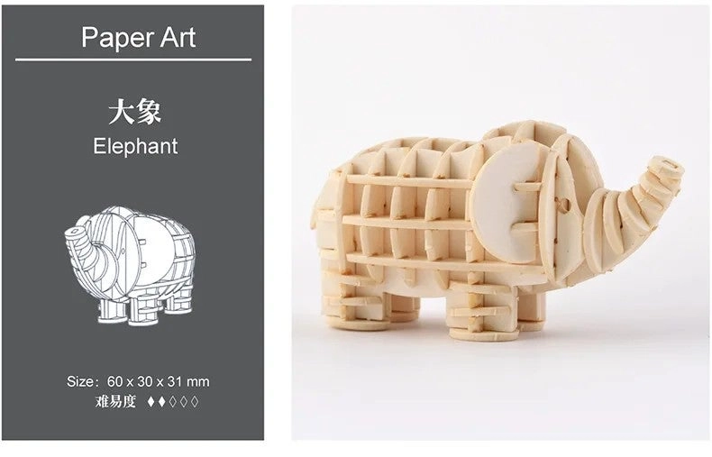 Bluejw 3D Animals Figure Puzzle Building Sets