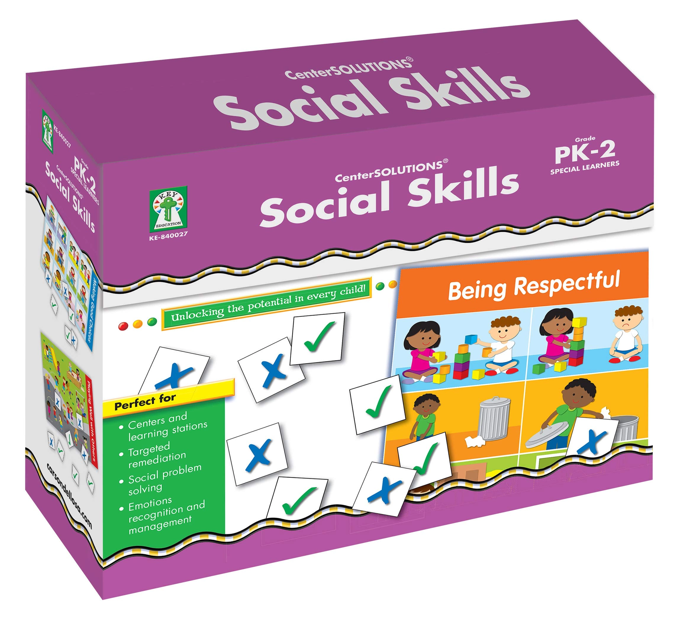 Carson Dellosa Education Social Skills Boxed Game Set - 4 to 8 15 pieces