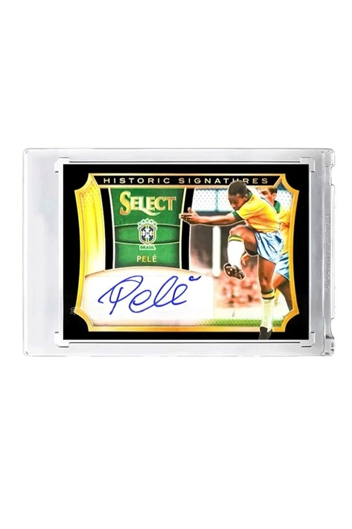 Panini Pele - Single autograph Magnetic acrylic holder