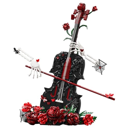 Gothic Roses Violin - 1429 pcs