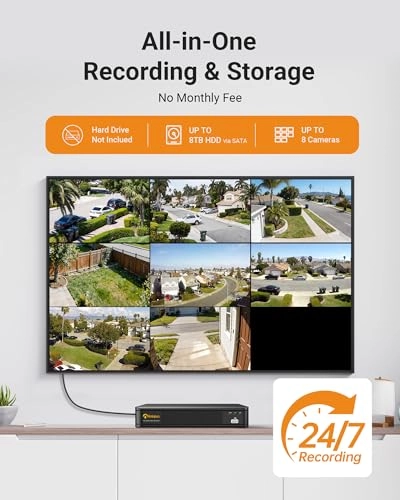 1080P DVR + Bullet Camera - 8 channels
