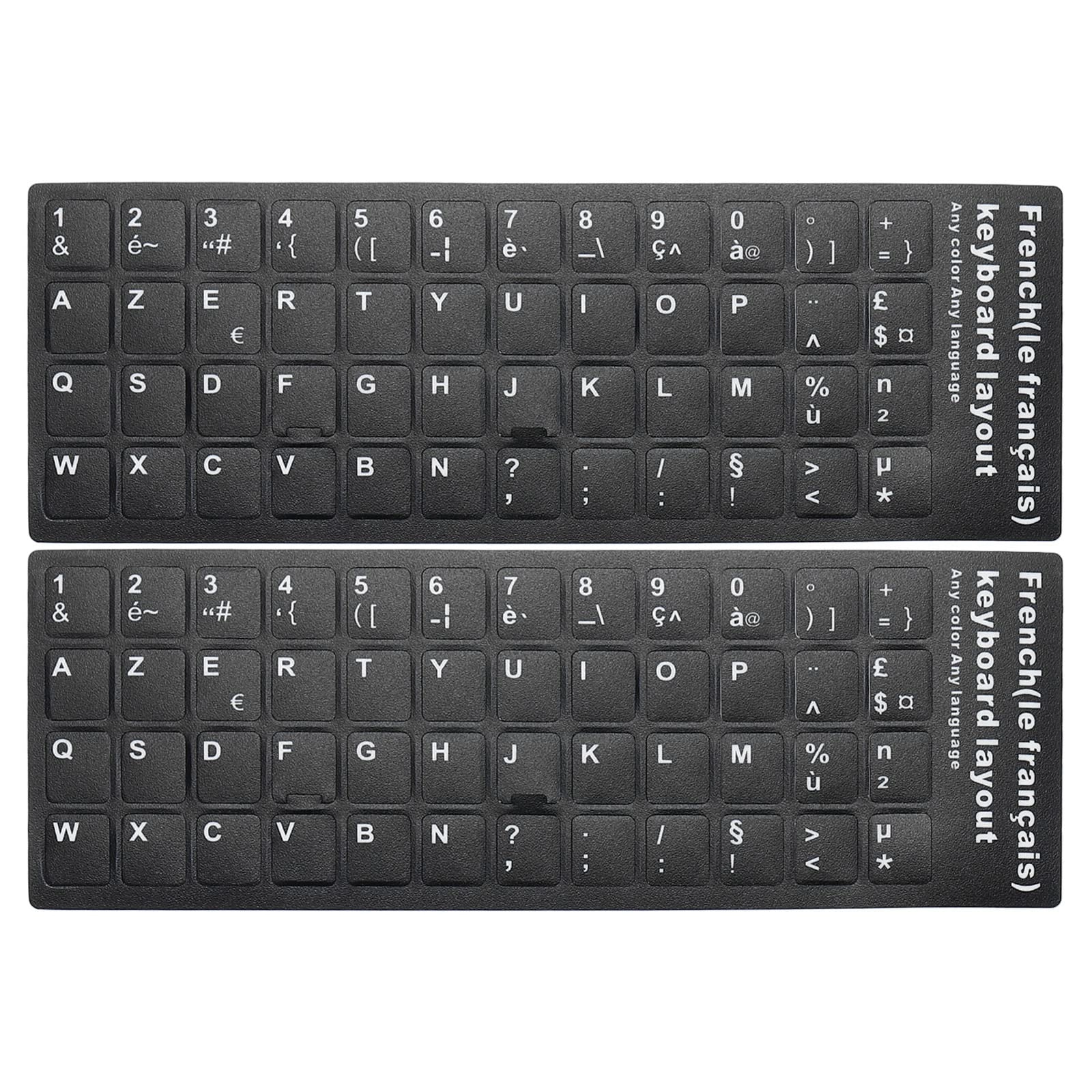 PATIKIL Keyboard Sticker - 2 Pack French Universal