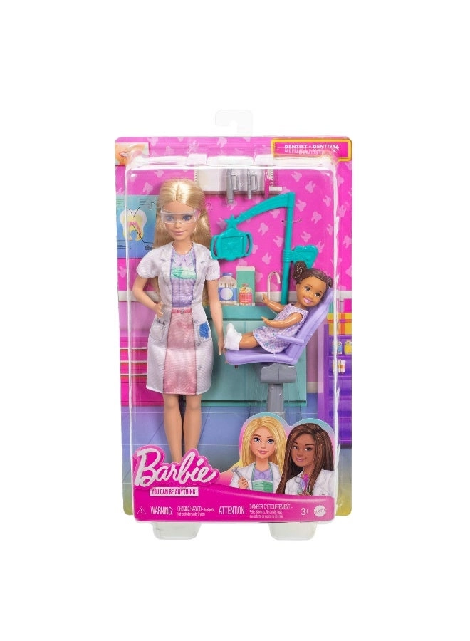 Barbie You Can Be Anything Dentist Doll - 26.5 cm Ages 3+