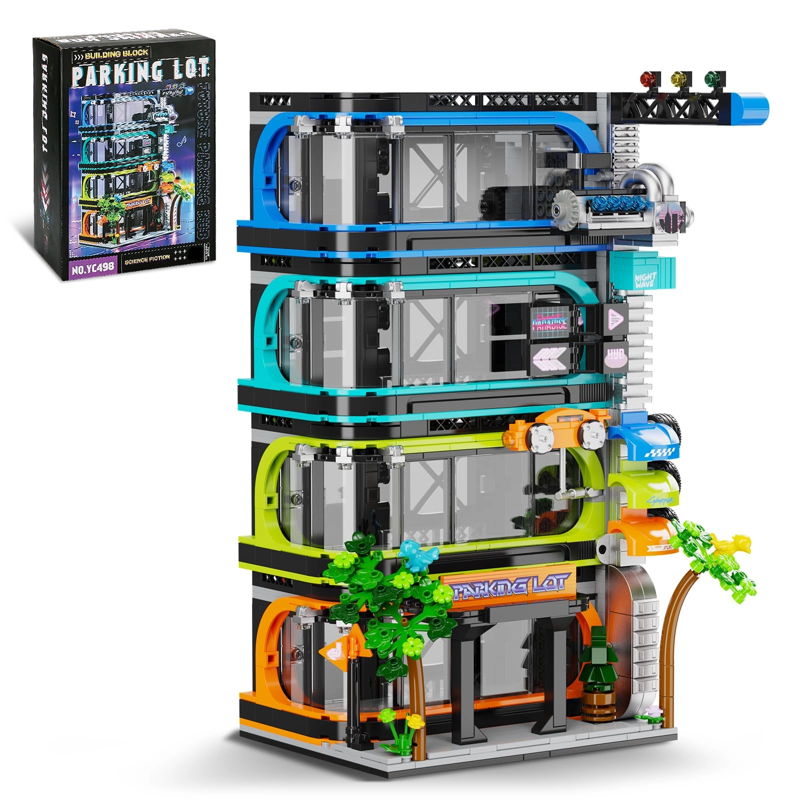 NEWABWN Future City Parking Tower - 1144pcs
