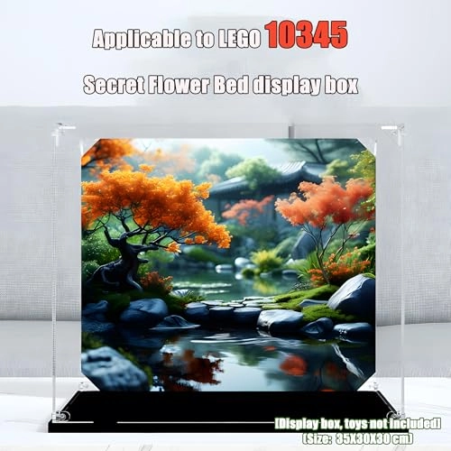 Acrylic Display Case (10345) - Secret Flower Bed Lego
