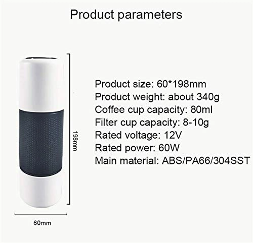 Mini Espresso Machine - 80ml Manual