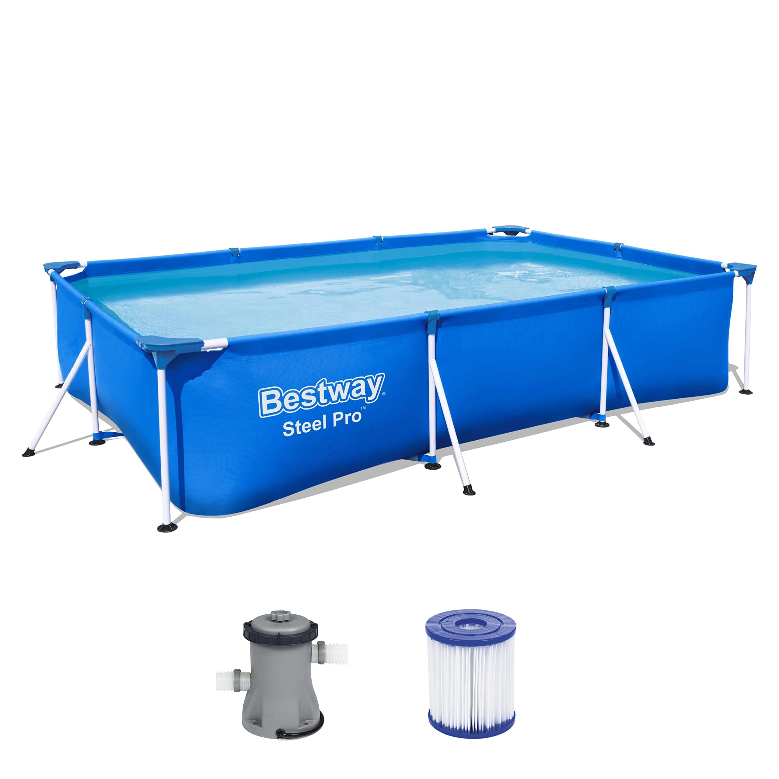 Steel Pro Rectangular Pool - 3,300 L