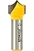 Groove Point Cutting Roundover Router Bit - 1/2-Inch