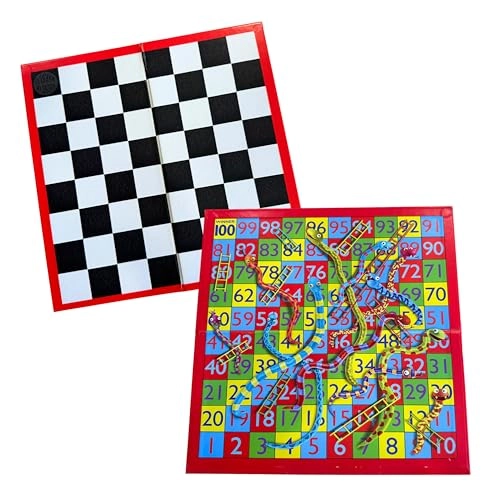 Draughts + Snakes & Ladders