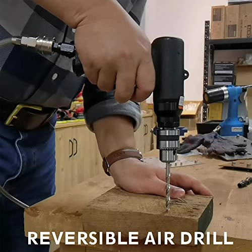 UW-D238-10 - 3/8 Reversible Drill Air Powered 1800 RPM