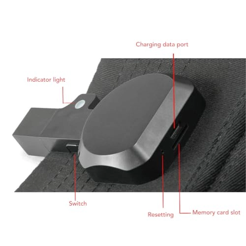 Head Mounted Baseball Hat Digital Camera 1K30