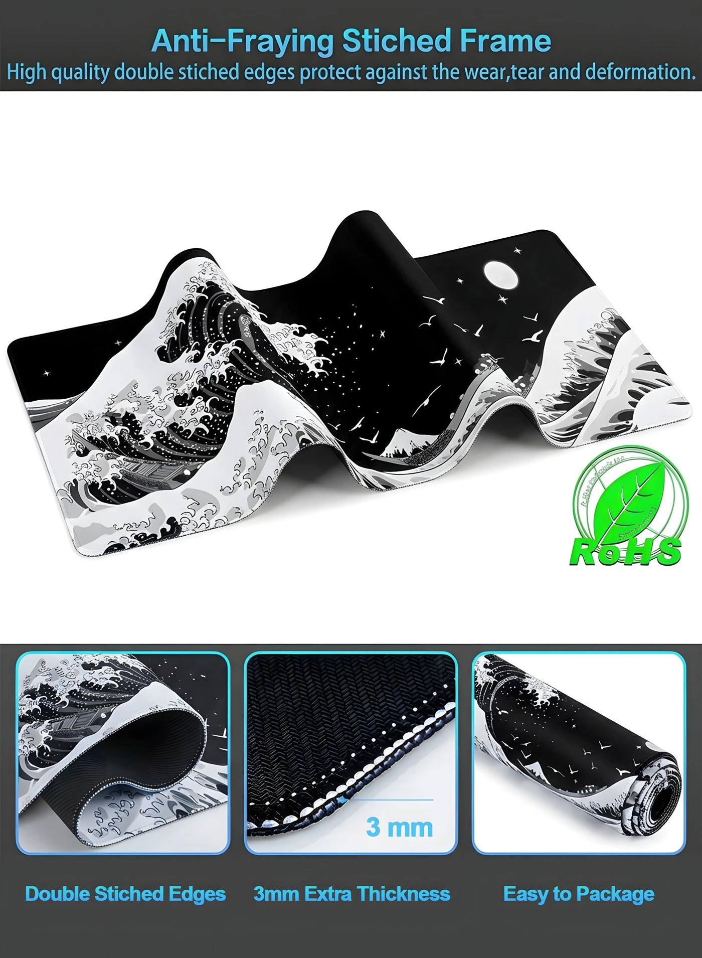 3DLine Cloth Gaming Mouse Pad - 80x30 cm