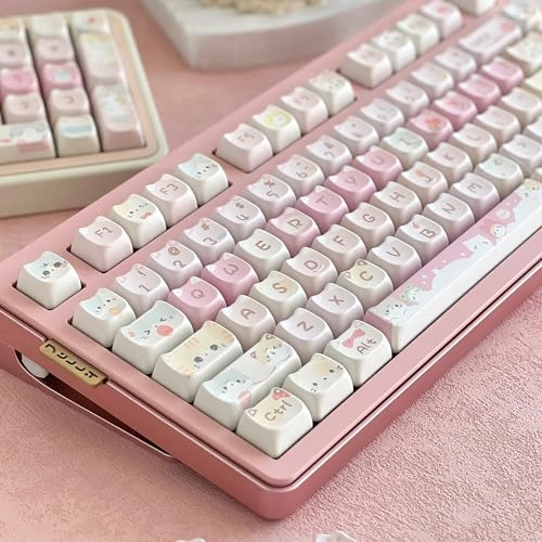 Mao Height Cat Shape Theme keycaps - NO