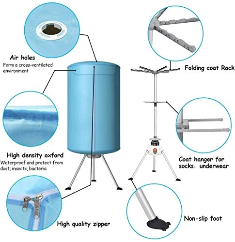 Folding Clothes Dryer - Portable Ventless Hot Drying