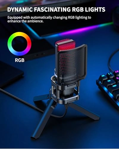 M02233 USB+3.5mm-Mini-Jack Microphone