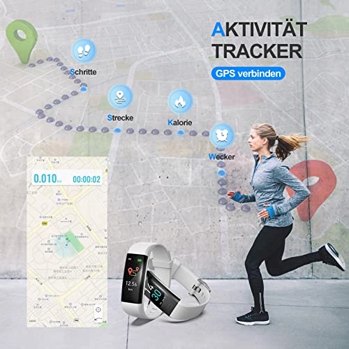 Fitness Bracelet - Heart Rate Monitor IP68 Waterproof