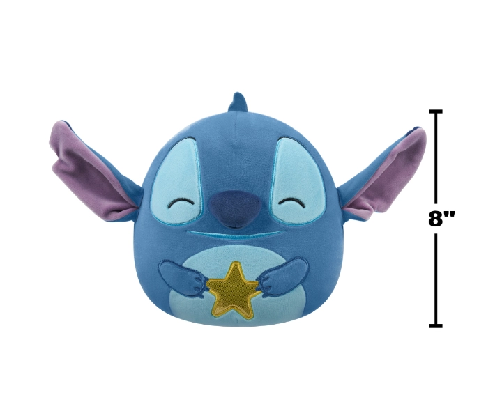 Disney Stitch Holding Starfish Plush Toy