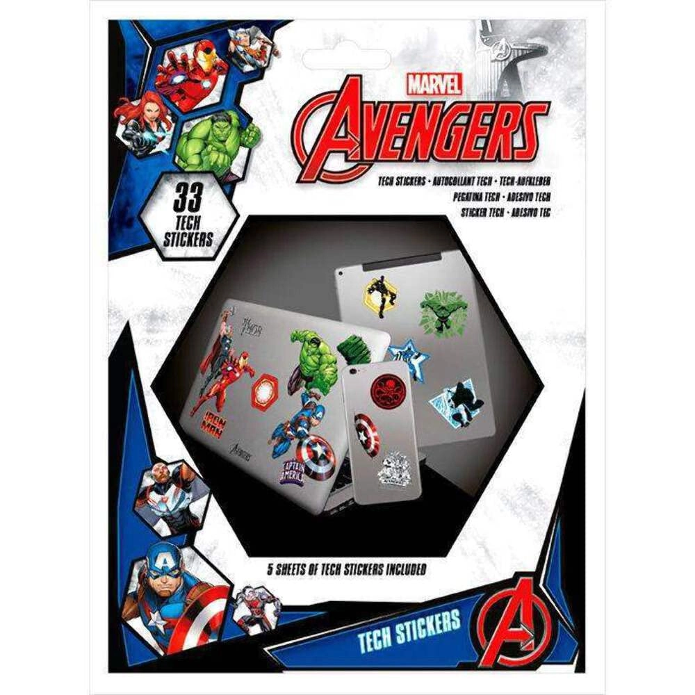 MZA STORES Avengers Sticker Book Multi Colour 33 pcs