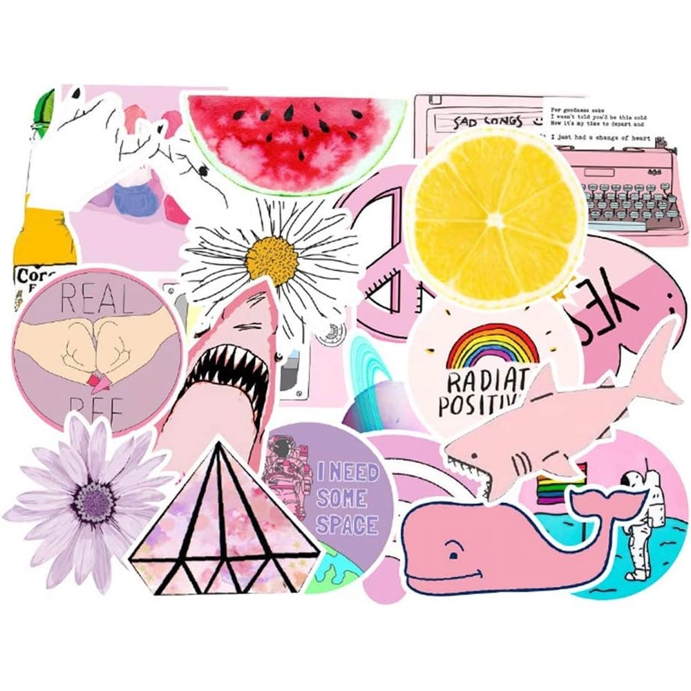 Cute Sticker Book Waterproof 103 pcs