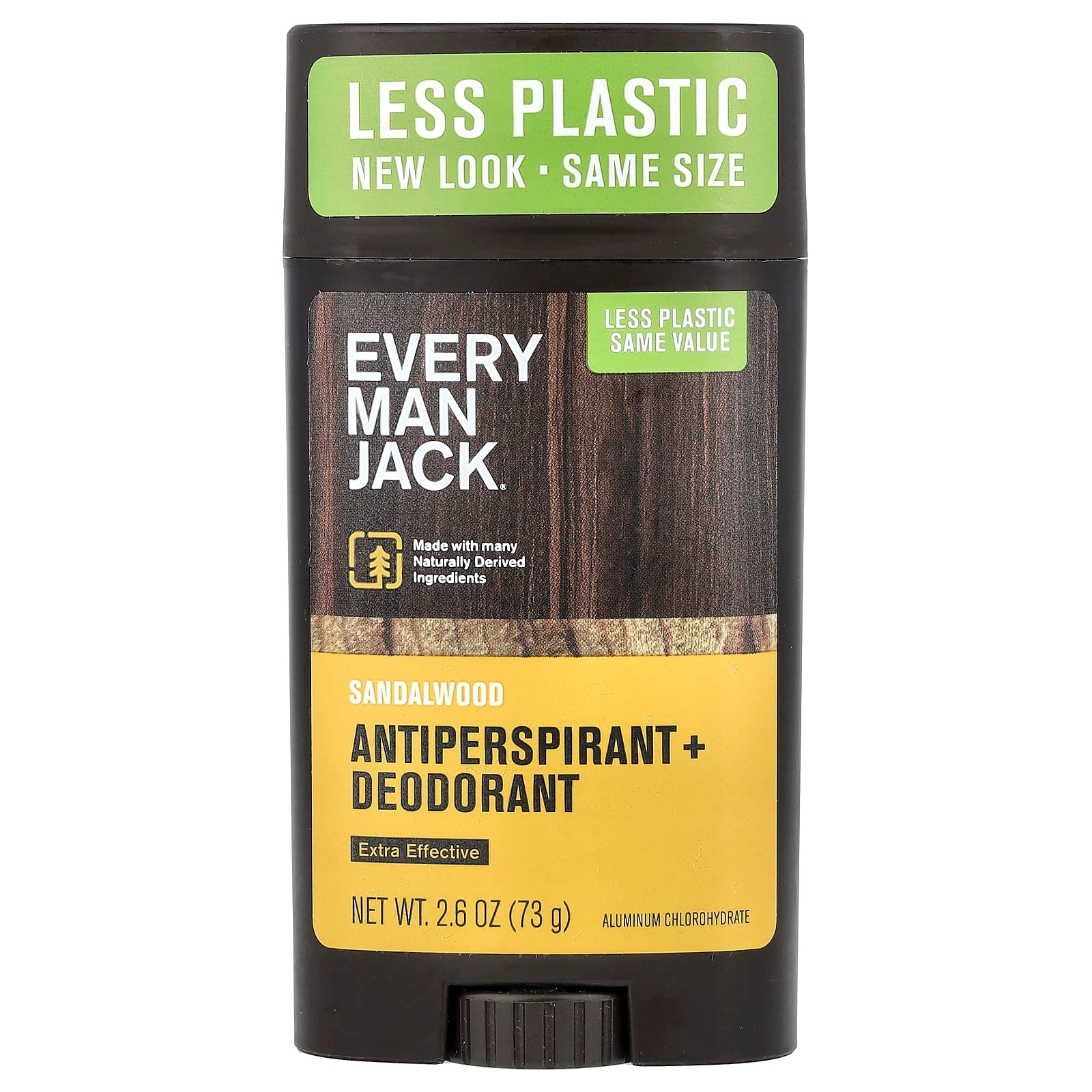 Every Man Jack Antiperspirant + Deodorant - Sandalwood 73 g