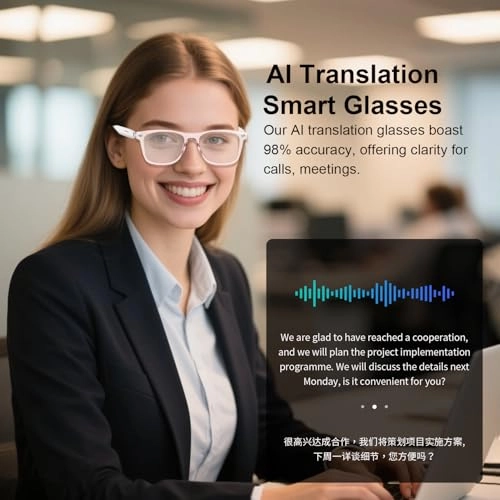 Smart Glasses - Auto-On/Off Bluetooth 5.3 UV400 Protection