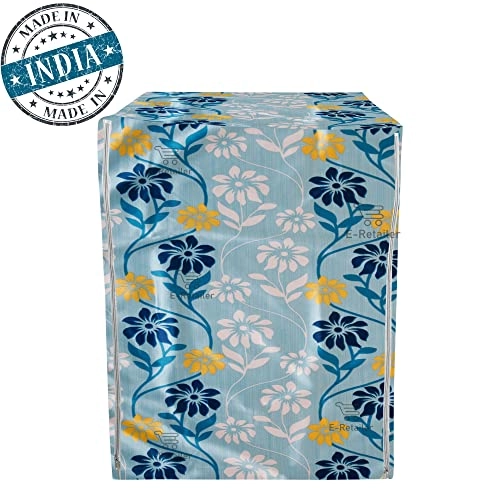 Front Load Washing Machine Cover - 6-7 Kg Blue Polyester