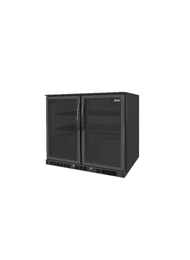 SOFIA REFRIGERATION Undercounter Two Door Bottle Cooler - 220 Liters